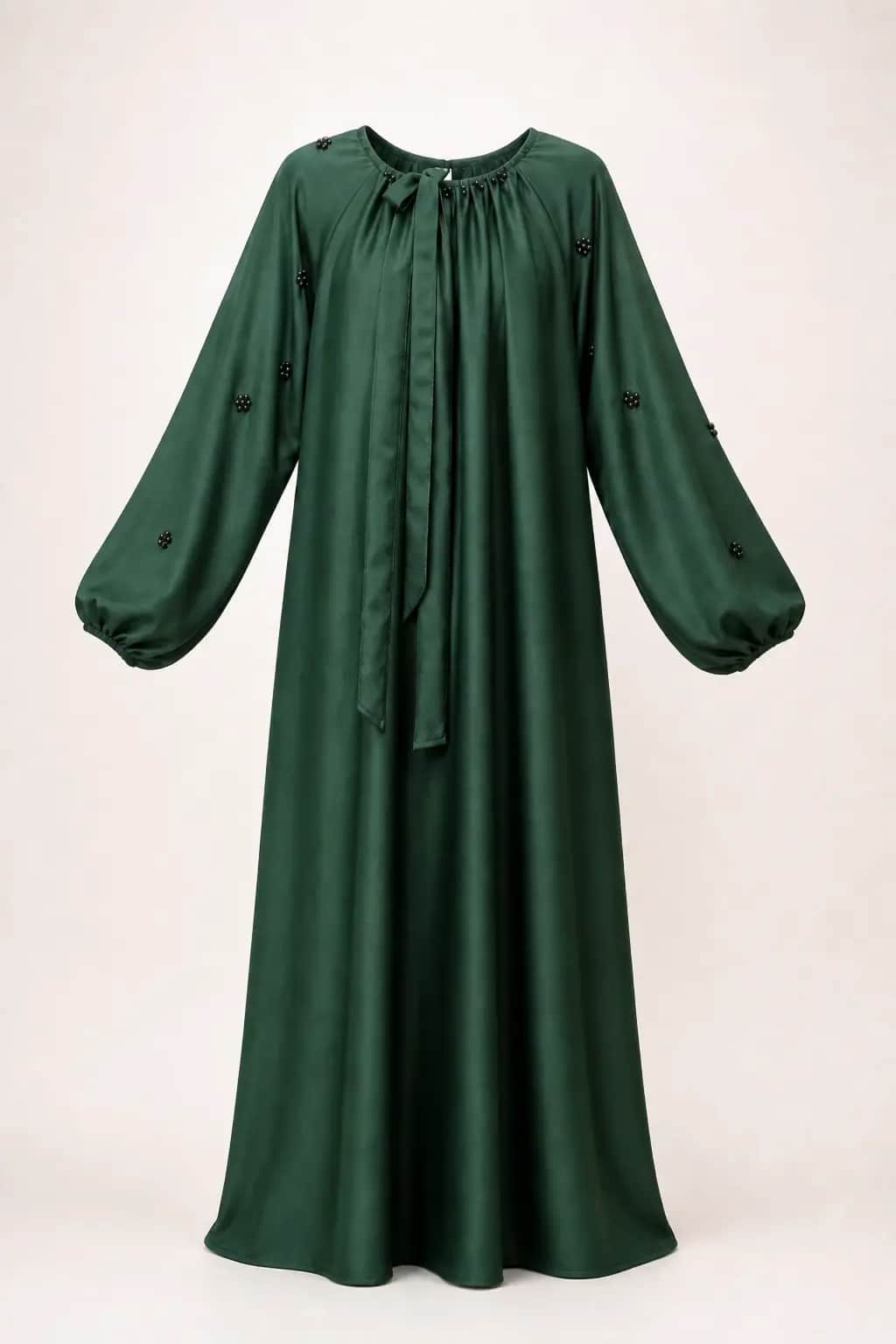 Beaded Gather Abaya