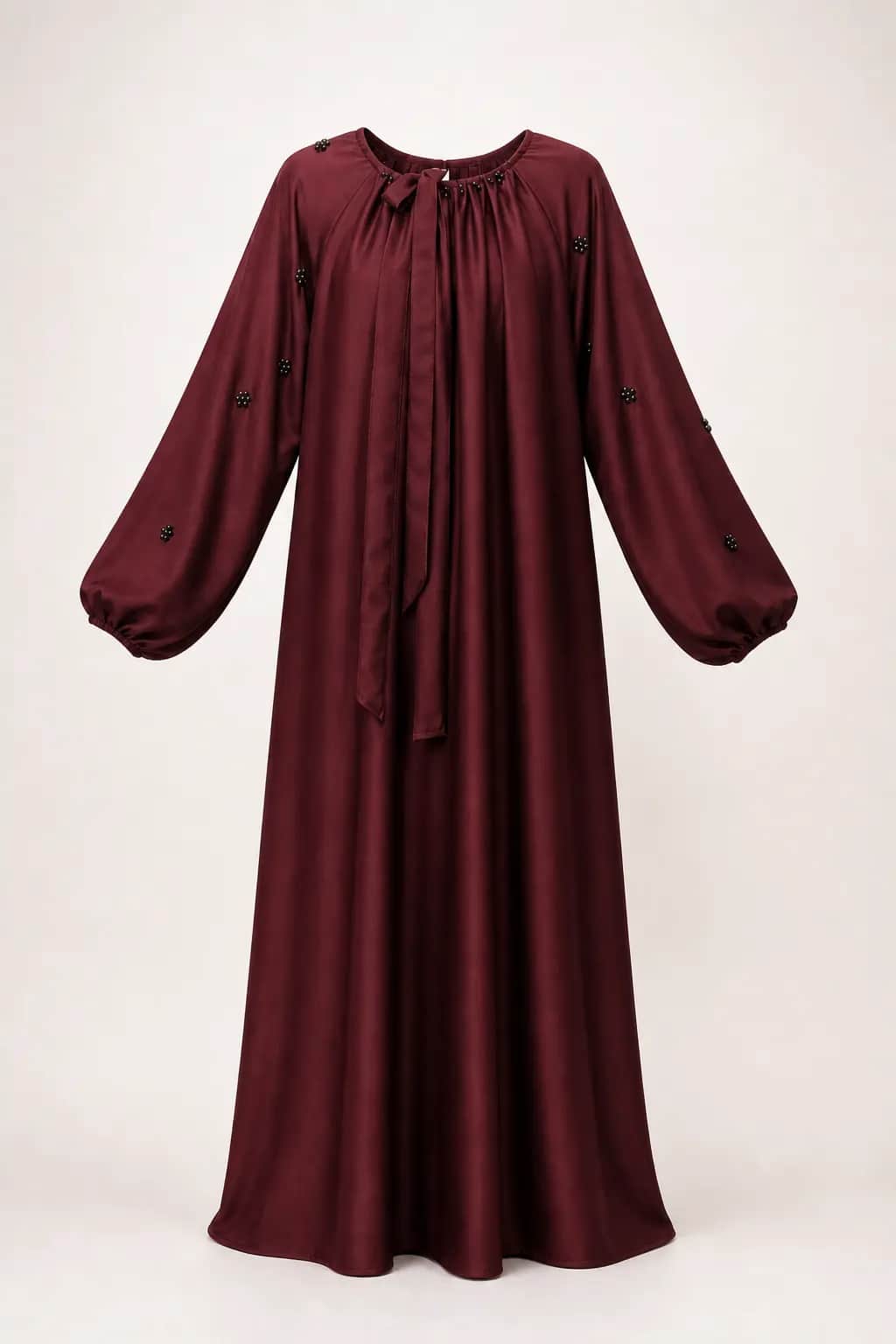 Beaded Gather Abaya