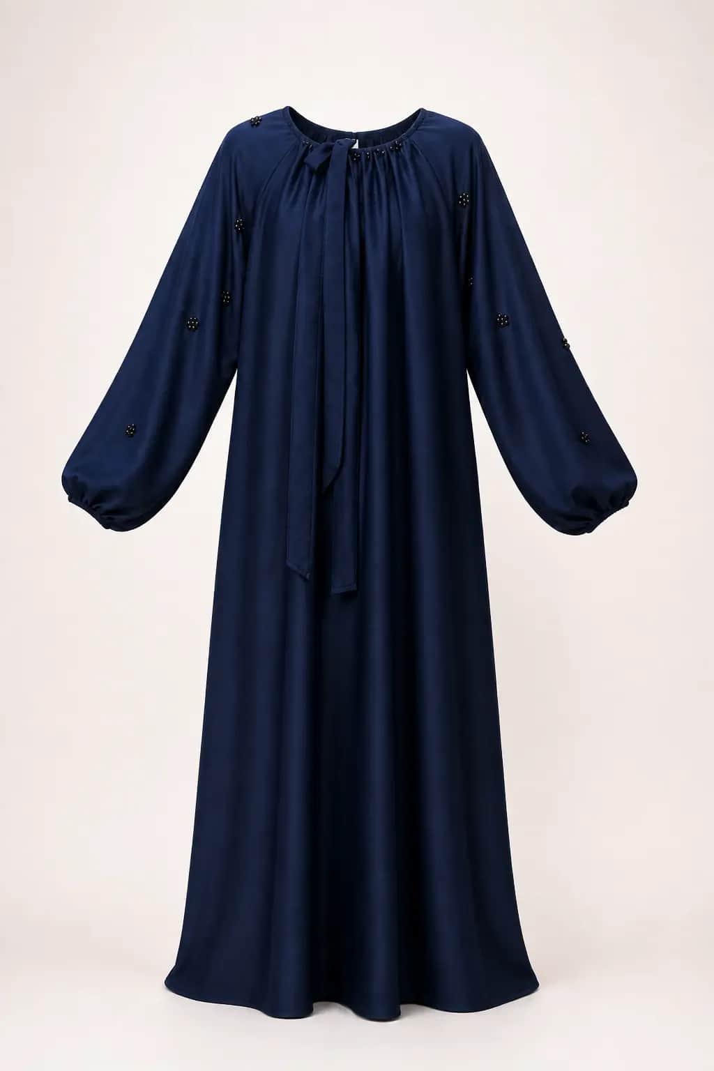 Beaded Gather Abaya