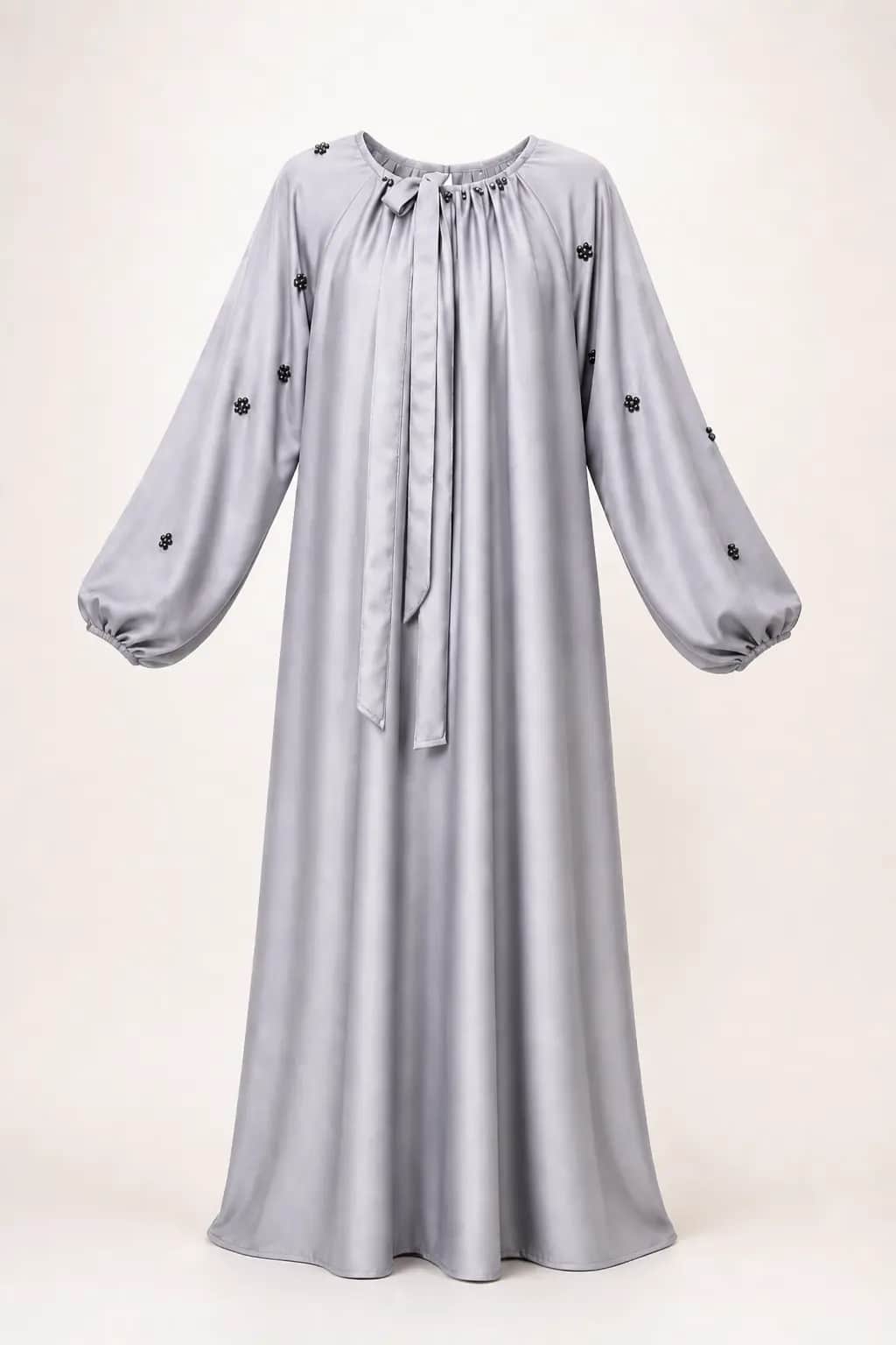 Beaded Gather Abaya
