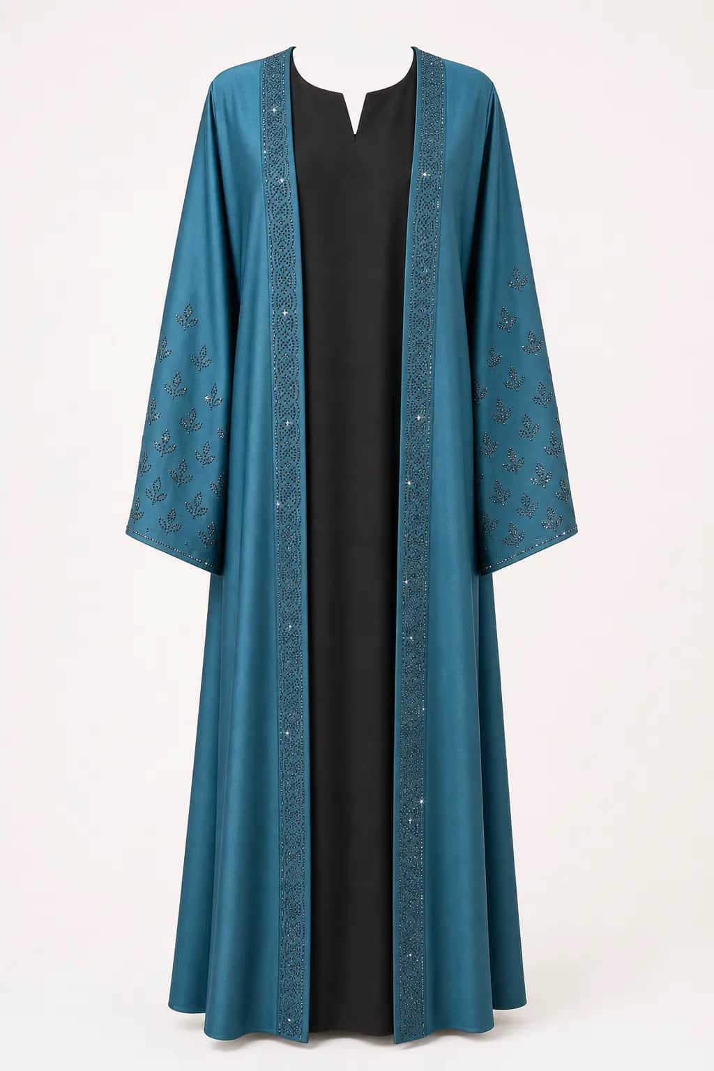 Open Front Abaya