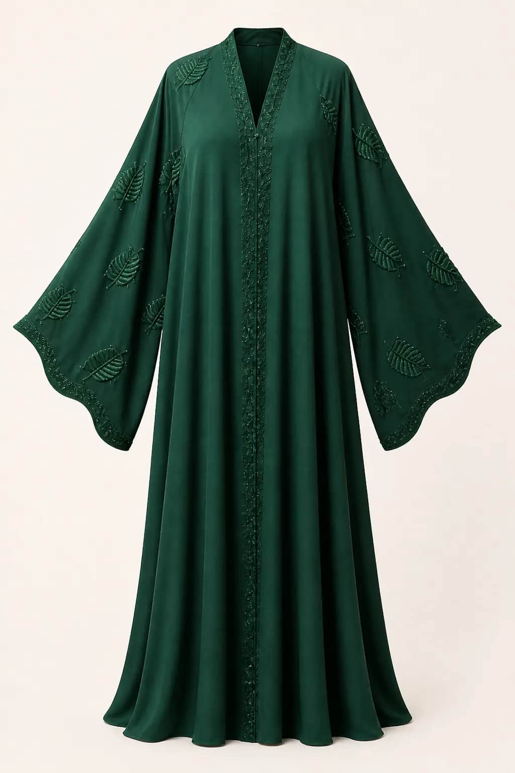 Leaf Placket Abaya
