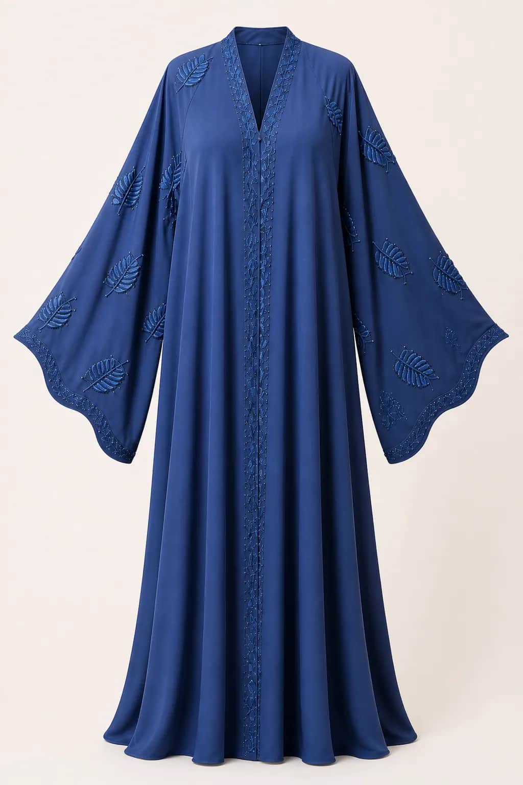 Leaf Placket Abaya