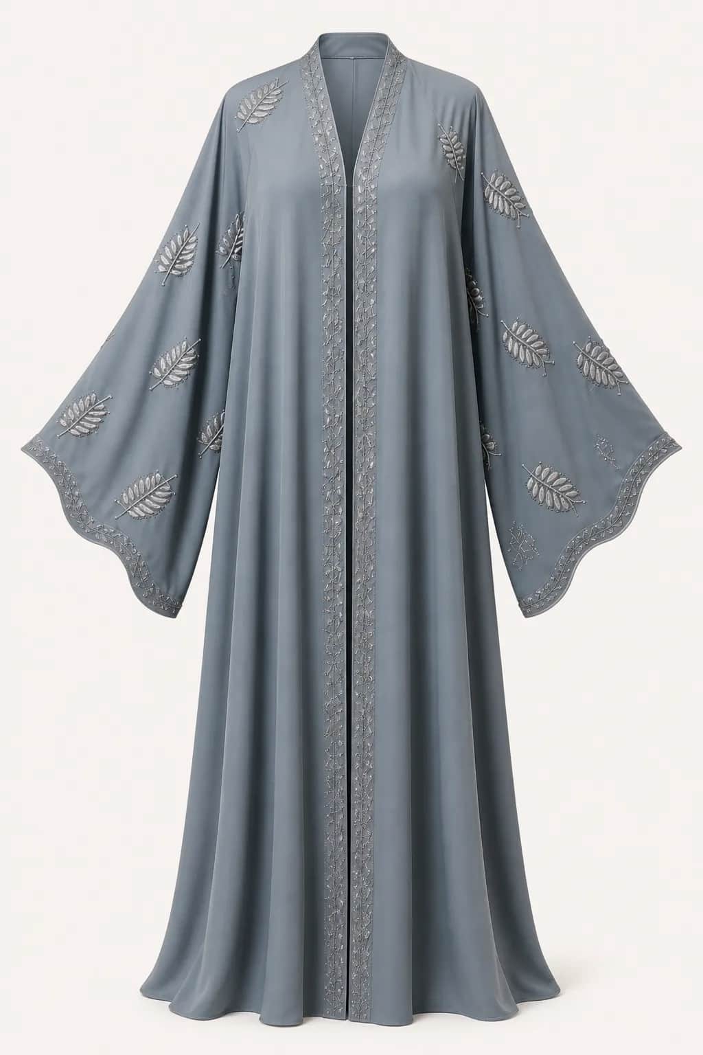 Leaf Placket Abaya