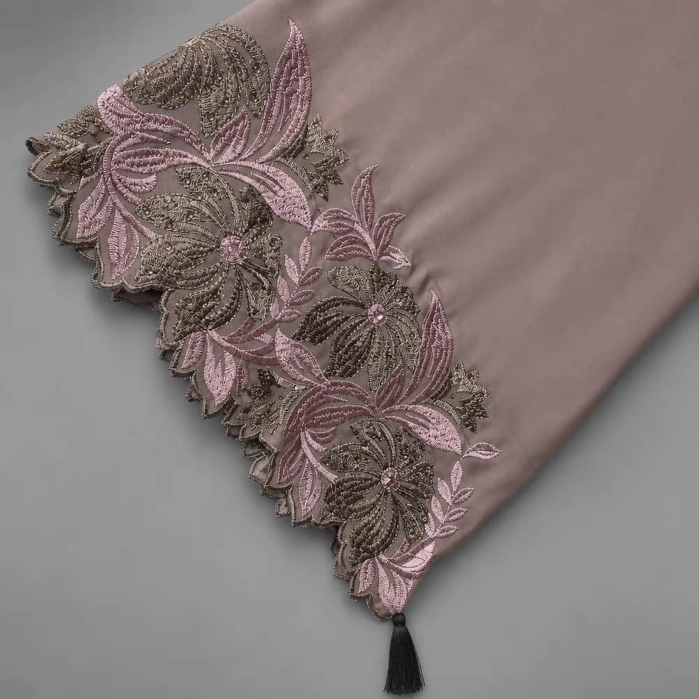Floral Cuff Embroidered Abaya