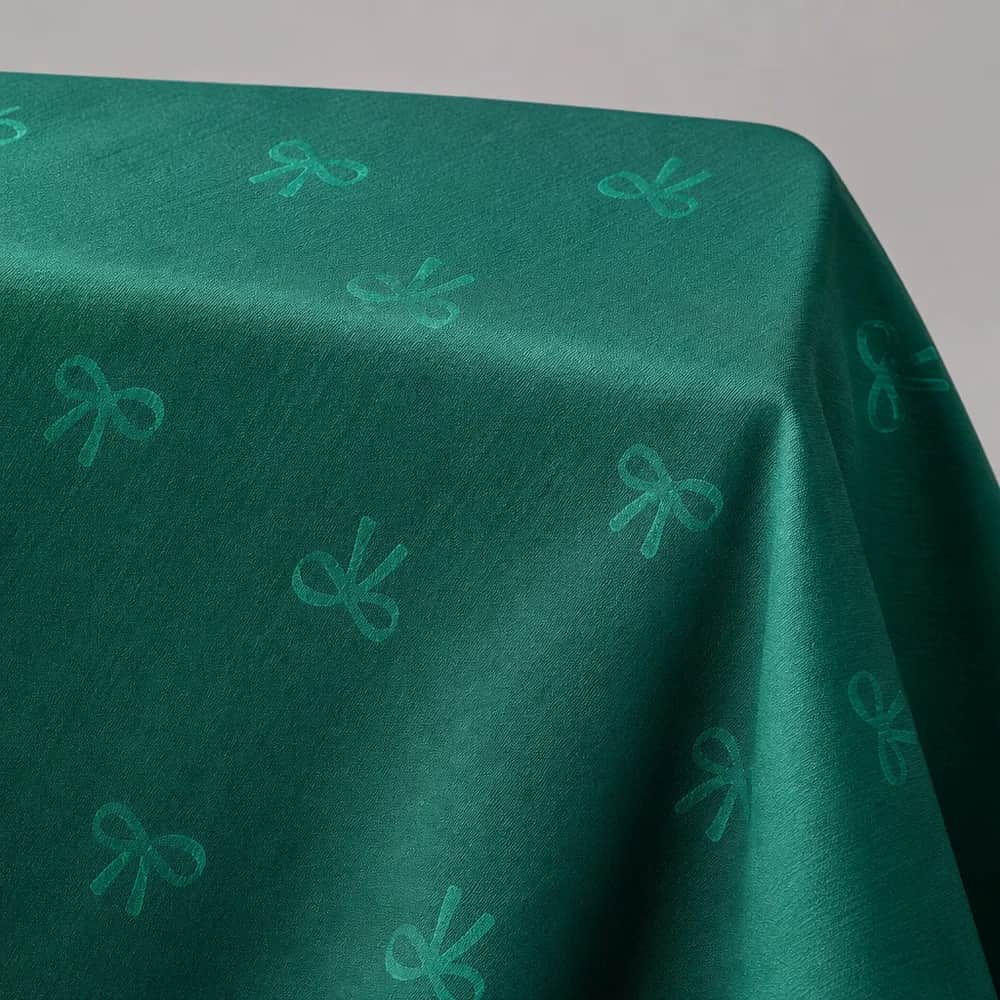 Bow Print Self Printed Abaya