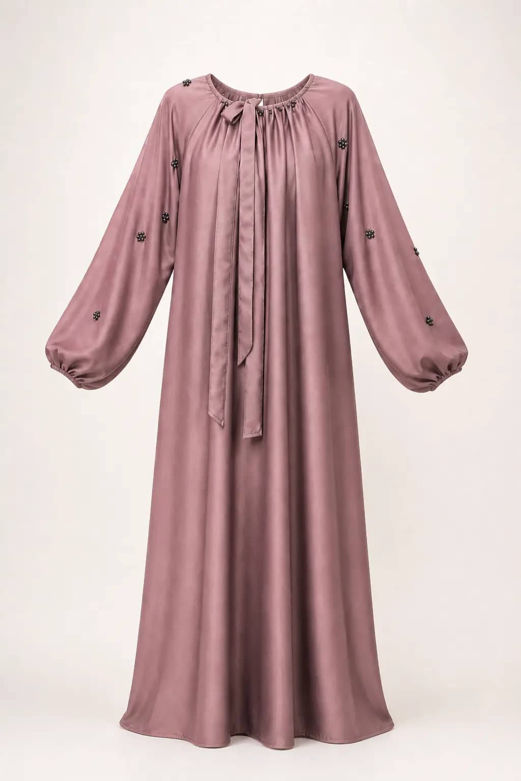 Beaded Gather Abaya