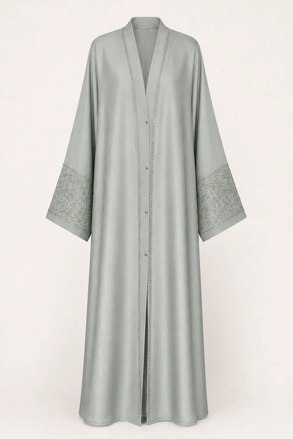 Placket Detail Abaya