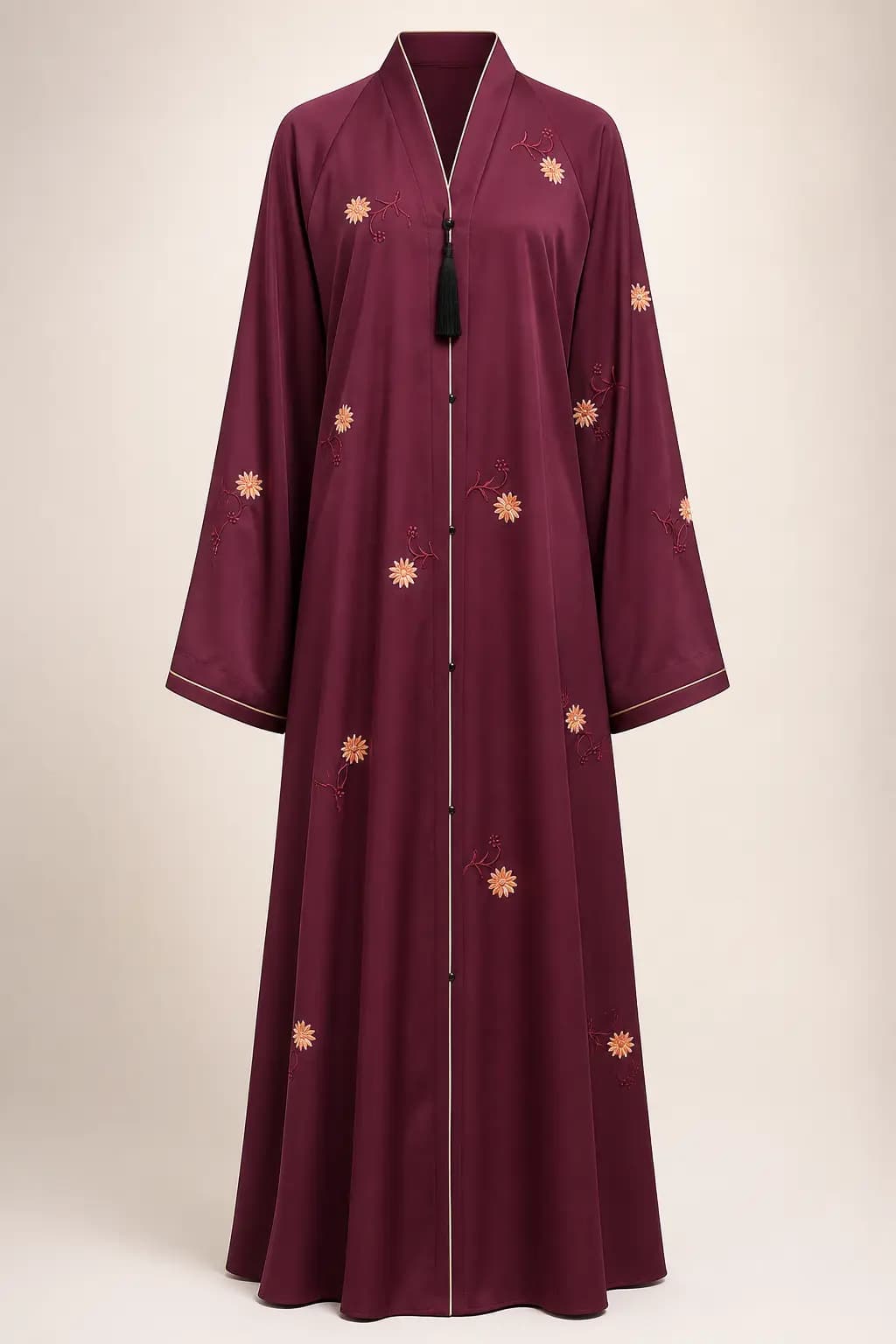 Refined Panel Abaya