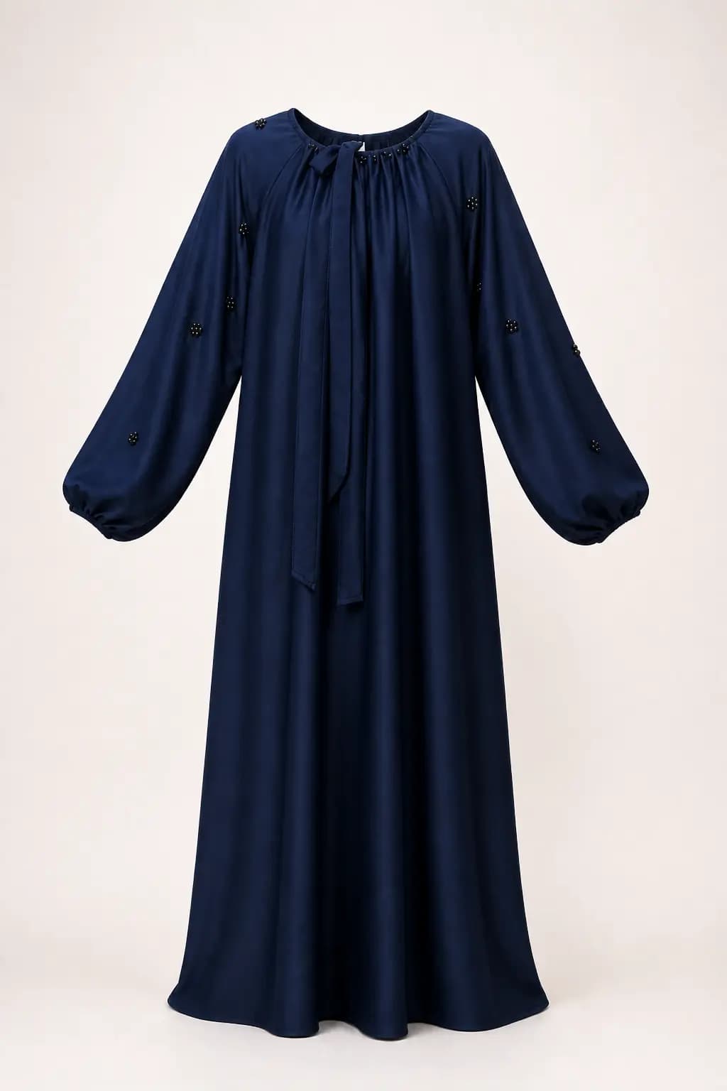 Beaded Gather Abaya