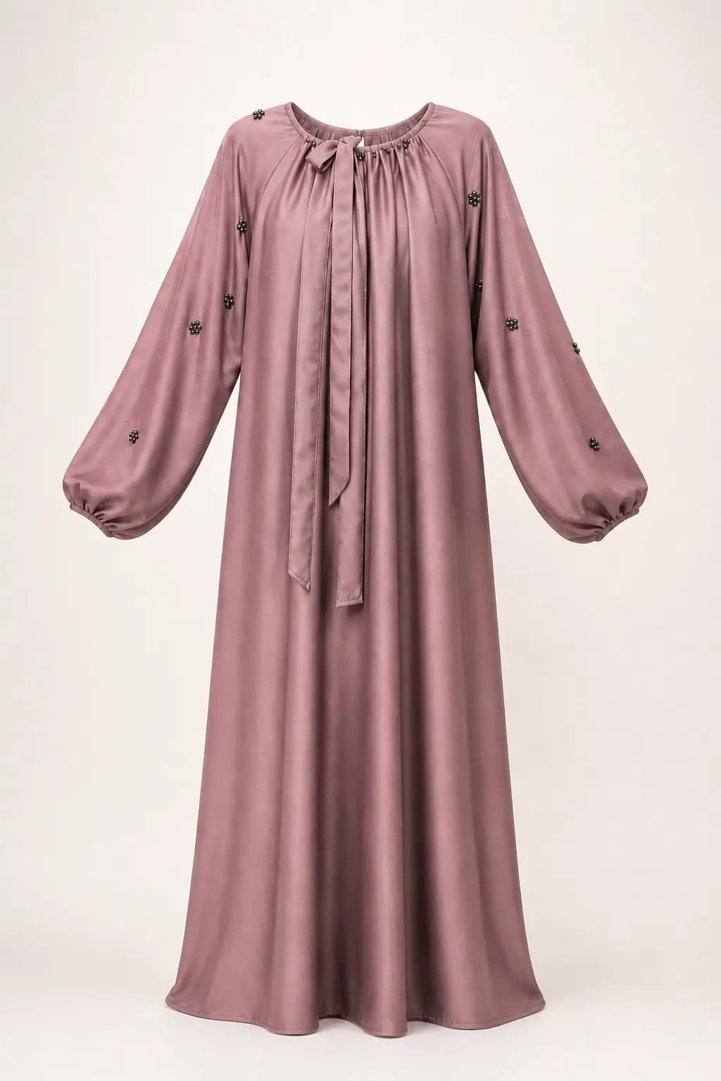 Beaded Gather Abaya