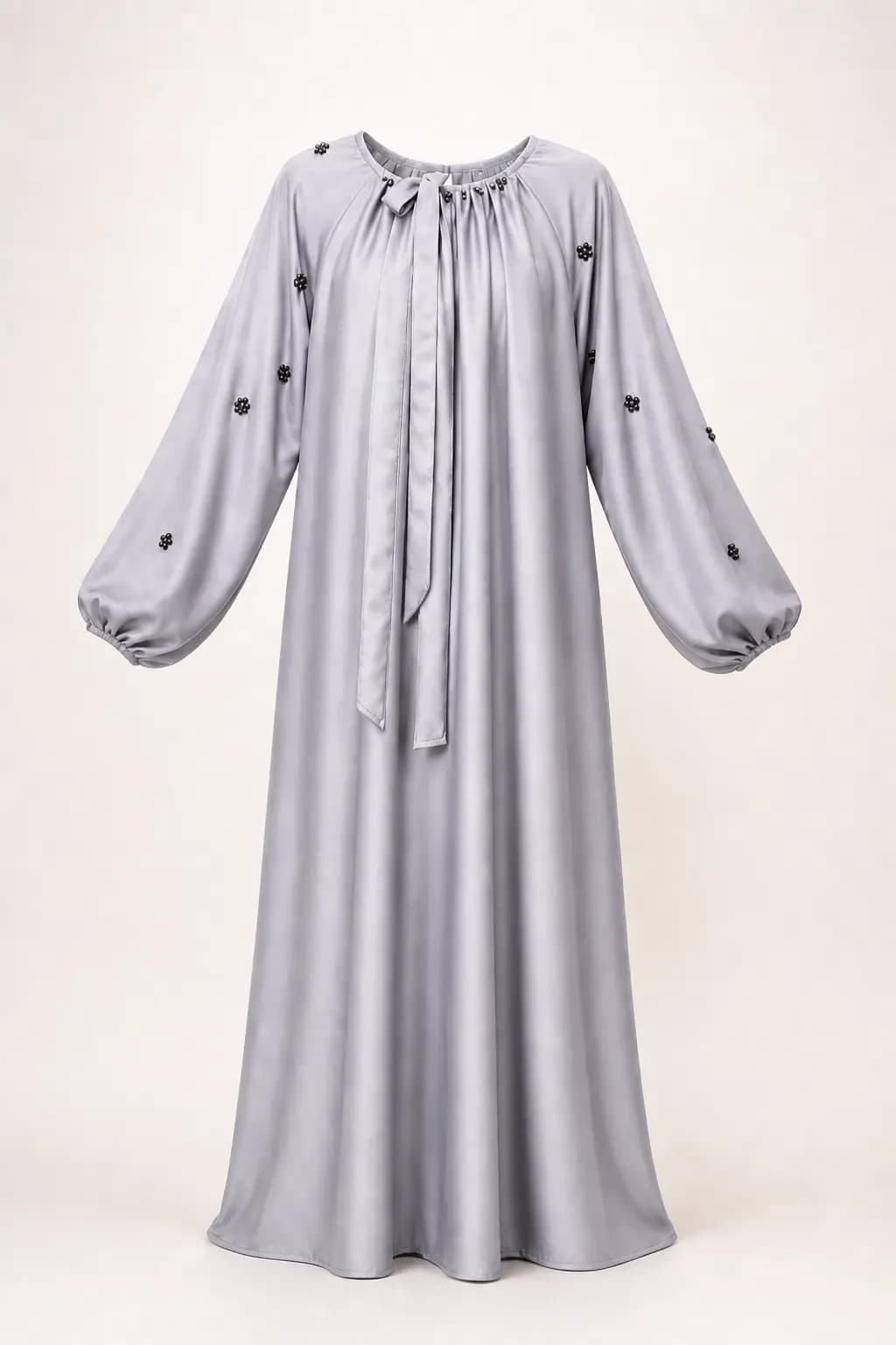 Beaded Gather Abaya
