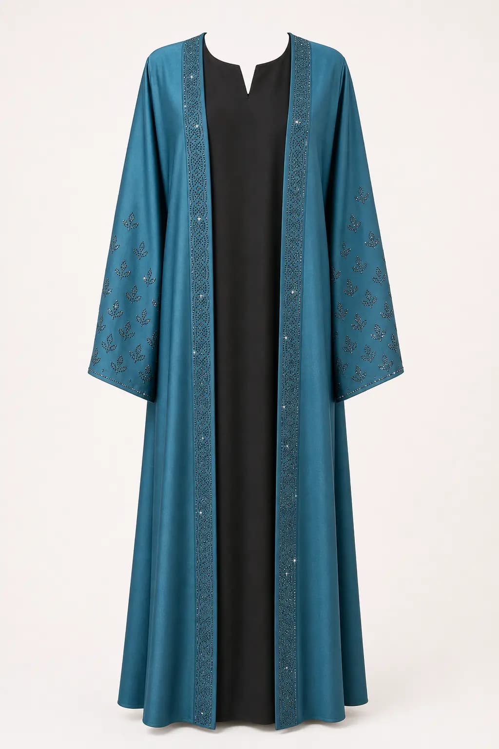 Open Front Abaya