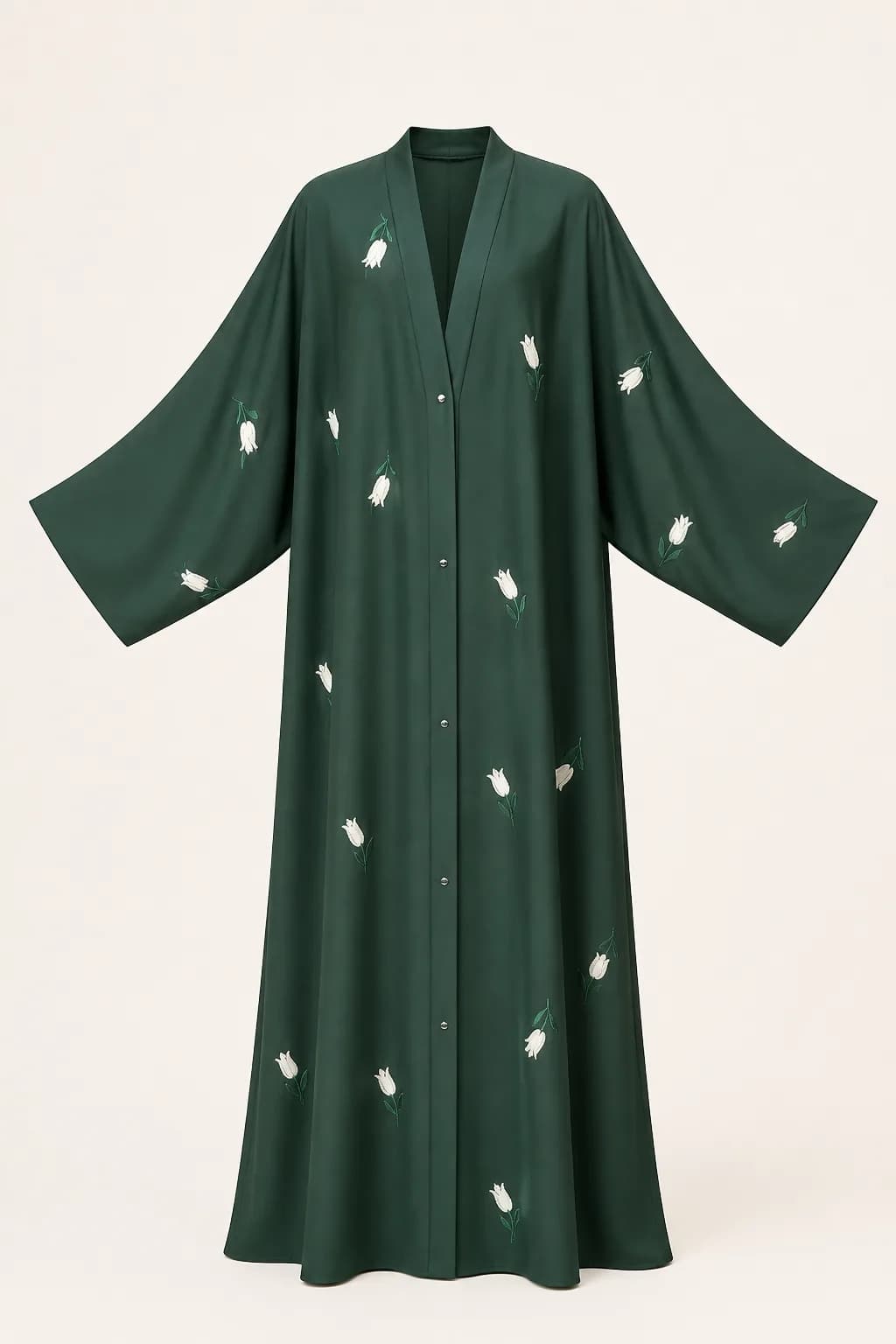 Tulip Embroidered Abaya