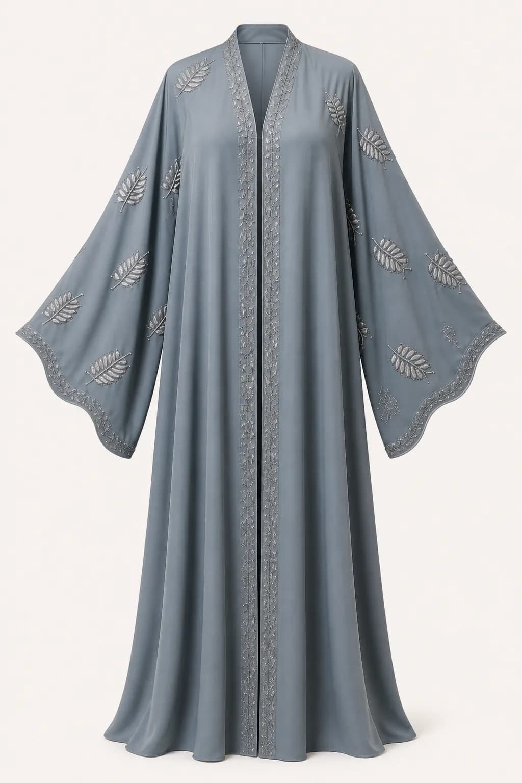 Leaf Placket Abaya