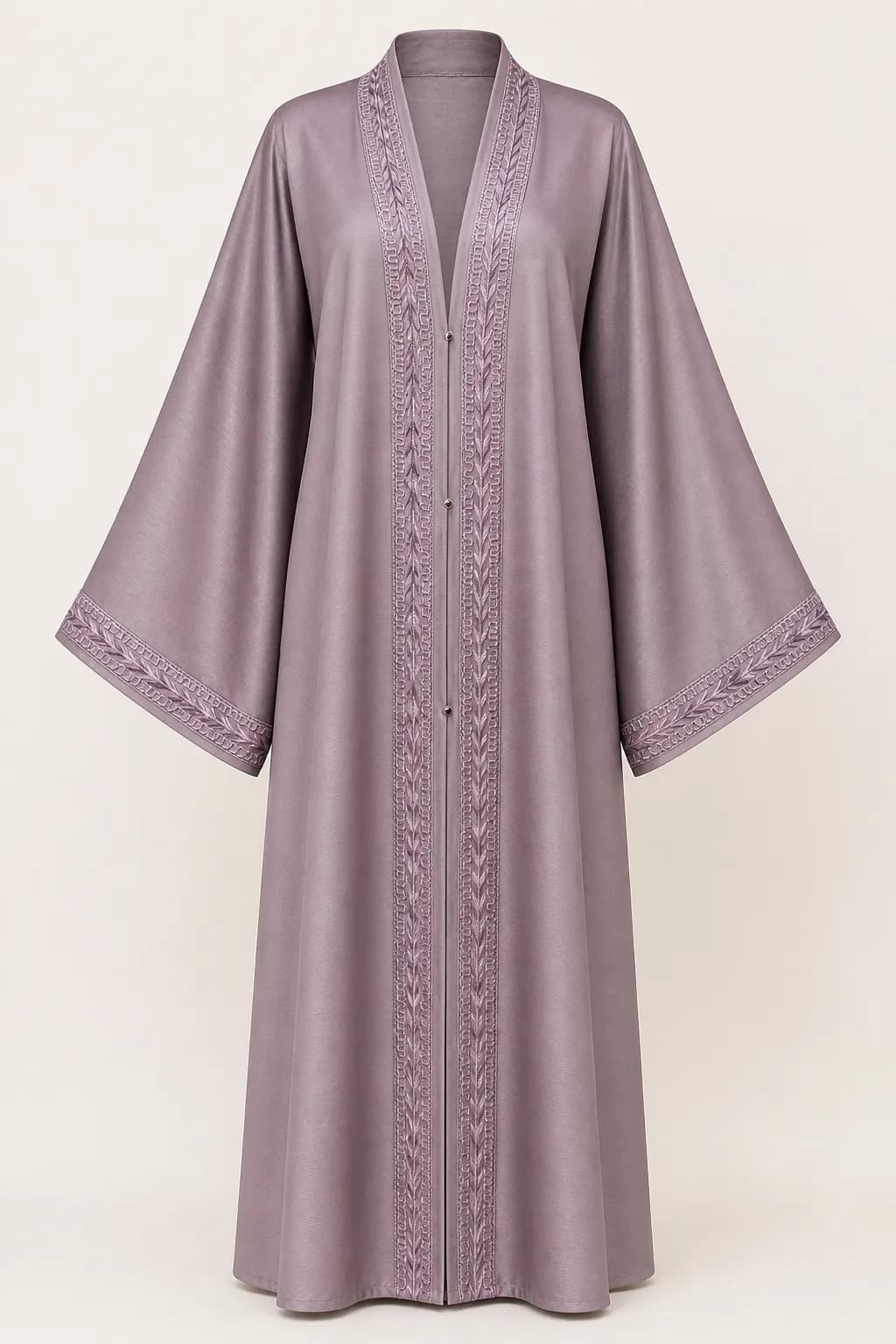 Vine Placket Abaya