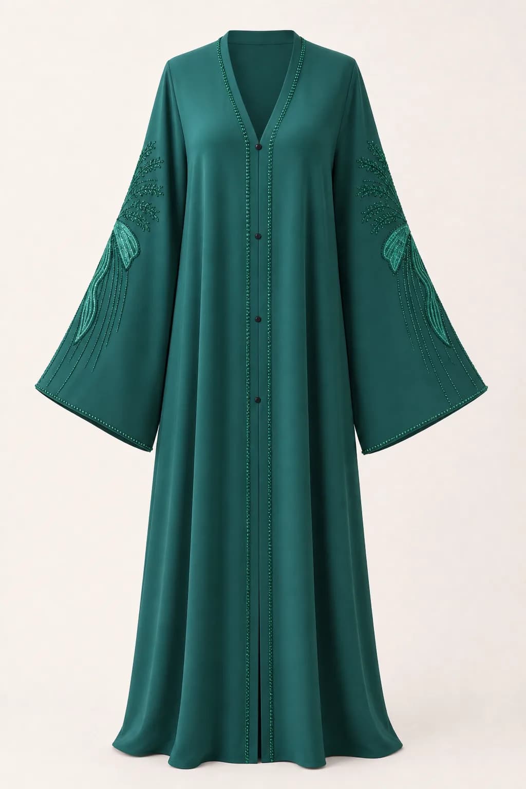 Bow Embroidered Abaya