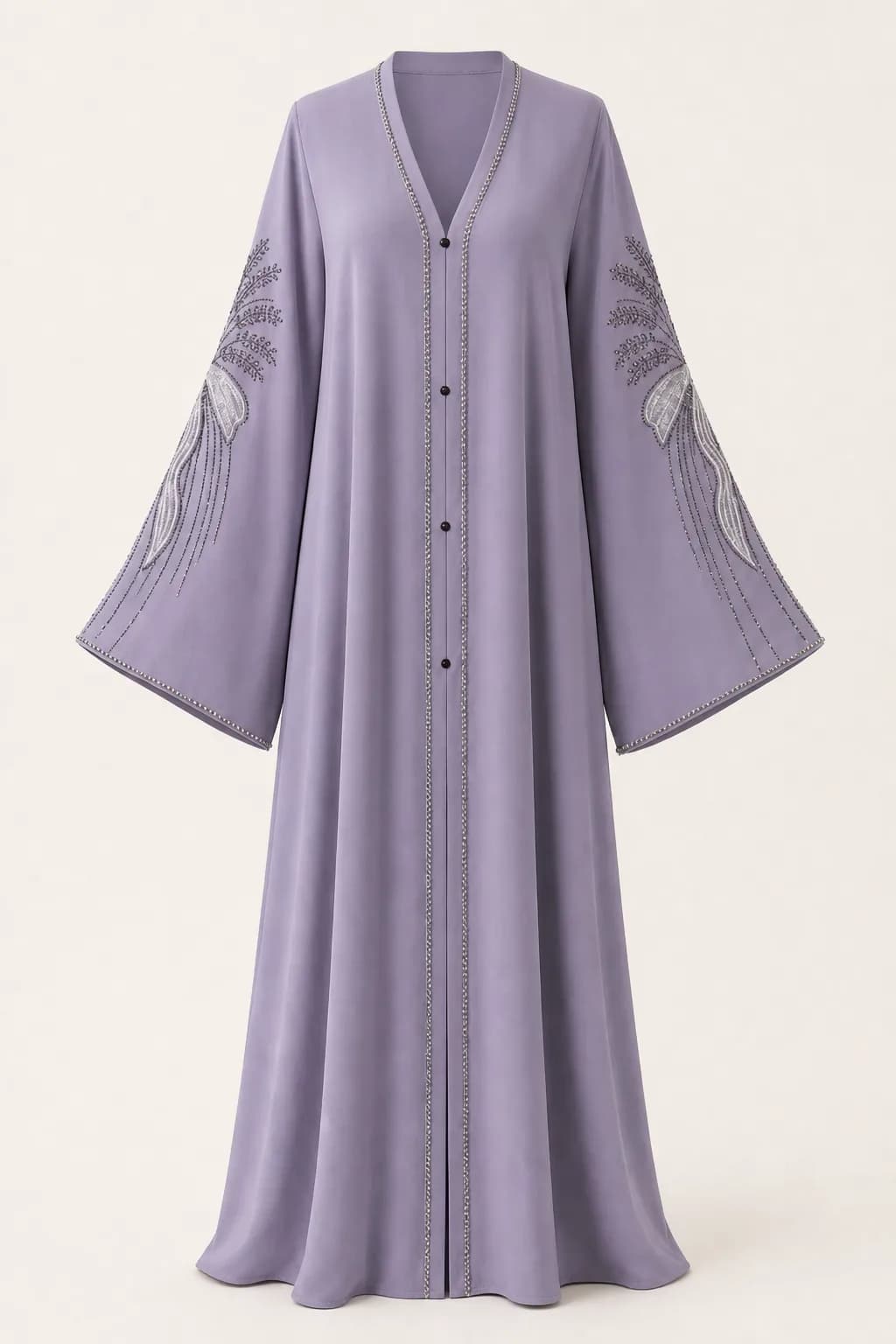 Bow Embroidered Abaya